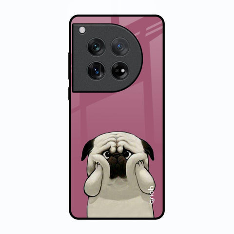 Funny Pug Face Glossy Case For Oneplus 12