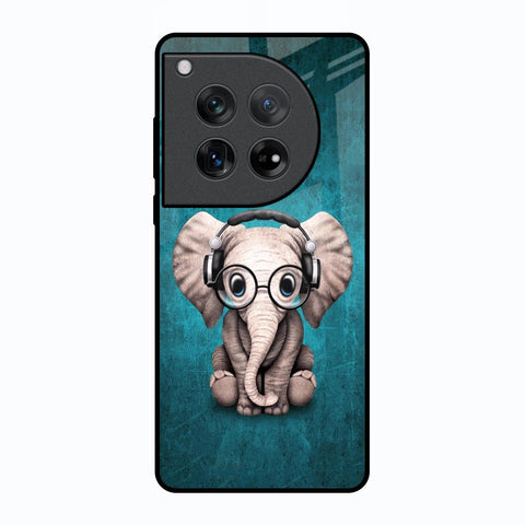 Adorable Baby Elephant Glossy Case For Oneplus 12