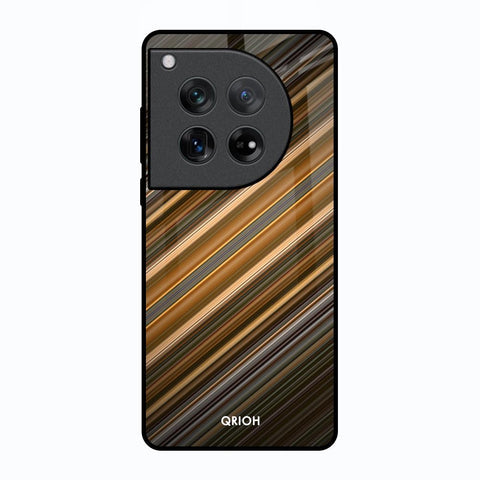 Diagonal Slash Pattern Glossy Case for Oneplus 12