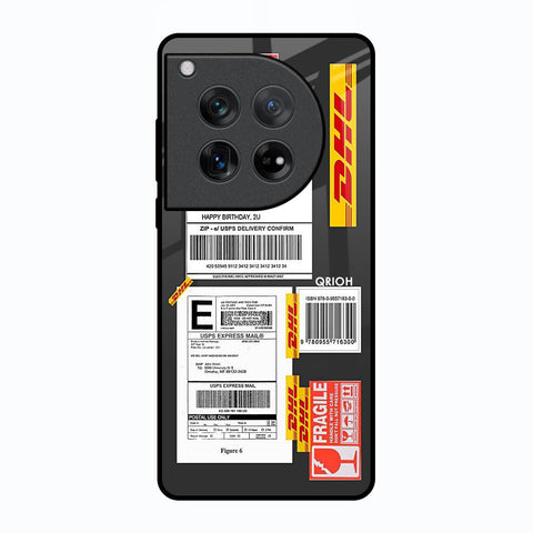 Cool Barcode Label Glossy Case For Oneplus 12
