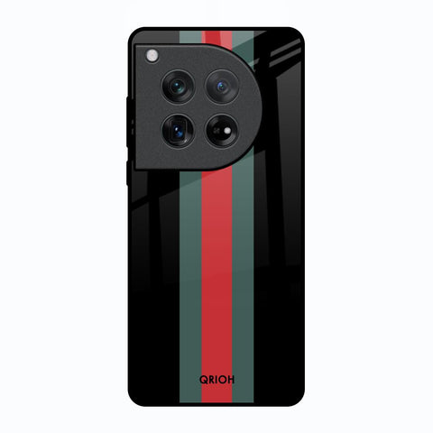 Vertical Stripes Glossy Case for Oneplus 12