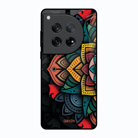 Retro Gorgeous Flower Glossy Case for Oneplus 12