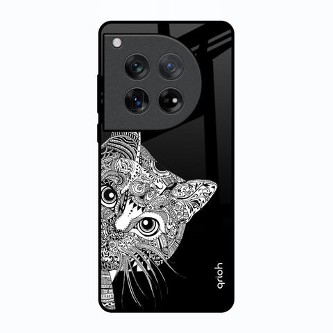 Kitten Mandala Glossy Case for Oneplus 12
