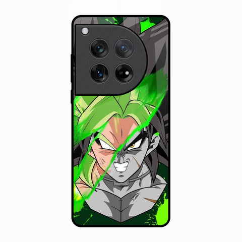 Anime Green Splash Glossy Case for Oneplus 12