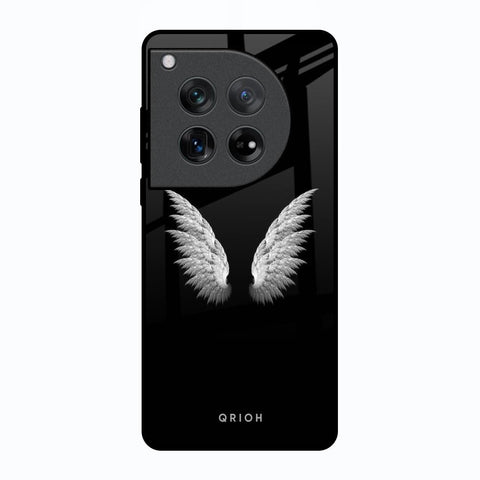 White Angel Wings Glossy Case for Oneplus 12