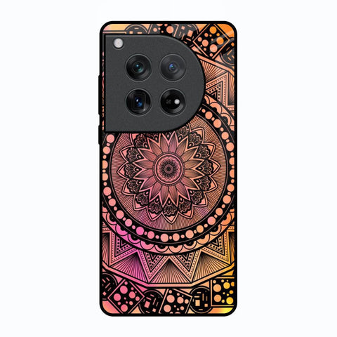 Floral Mandala Glossy Case for Oneplus 12