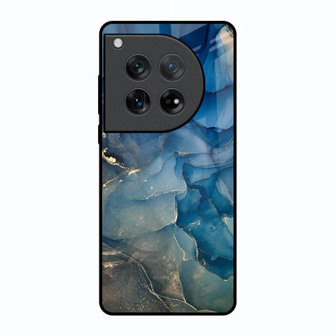 Blue Cool Marble Glossy Case for Oneplus 12