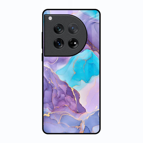 Alcohol ink Marble Glossy Case for Oneplus 12