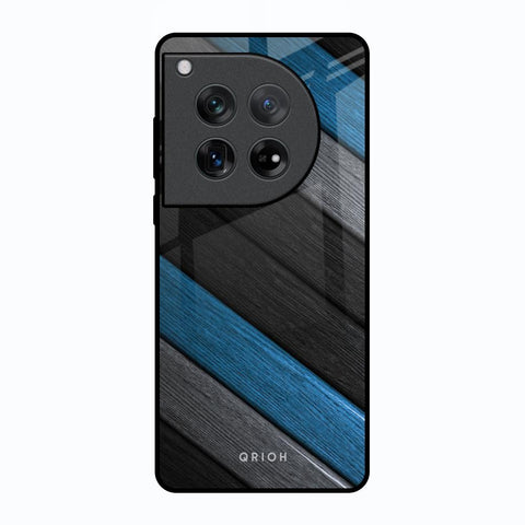 Multicolor Wooden Effect Glossy Case for Oneplus 12