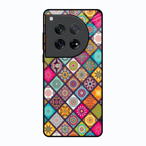 Multicolor Mandala Glossy Case for Oneplus 12