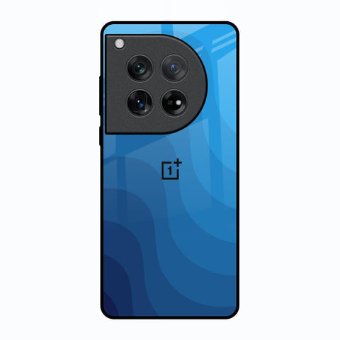 Blue Wave Abstract Glossy Case for Oneplus 12