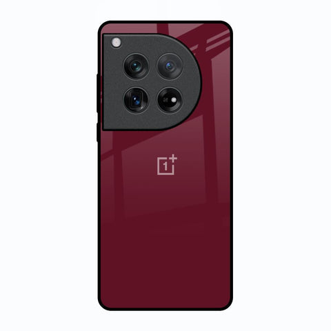 Classic Burgundy Glossy Case for Oneplus 12