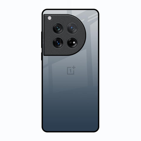 Smokey Grey Color Glossy Case For Oneplus 12