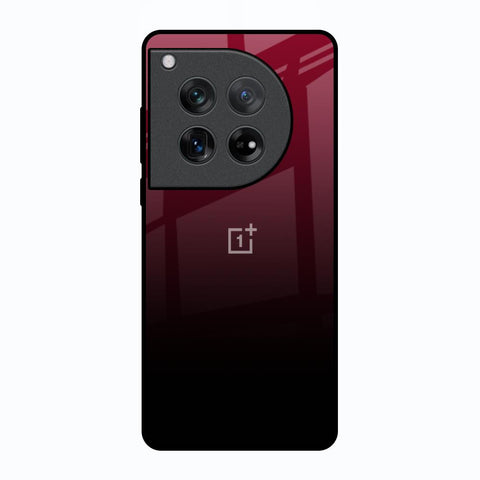 Wine Red Glossy Case For Oneplus 12