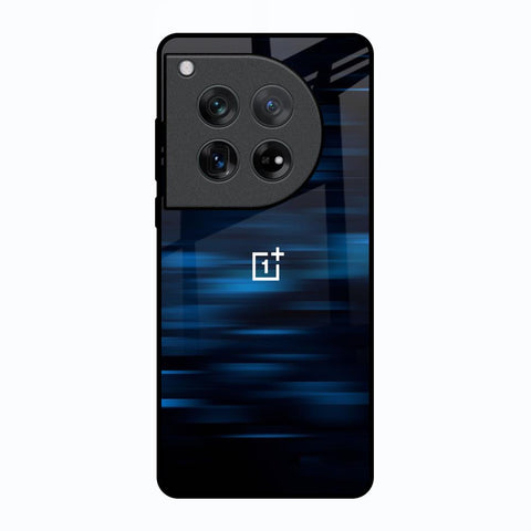 Blue Rough Abstract Glossy Case for Oneplus 12