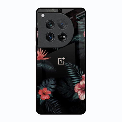 Tropical Art Flower Glossy Case for Oneplus 12