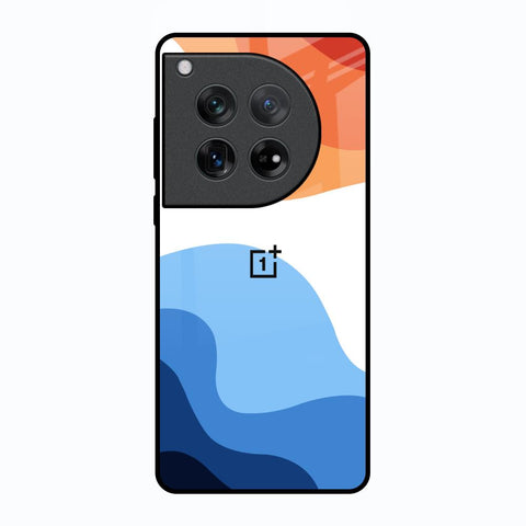Wavy Color Pattern Glossy Case for Oneplus 12