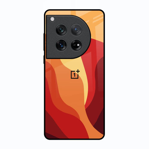Magma Color Pattern Glossy Case for Oneplus 12