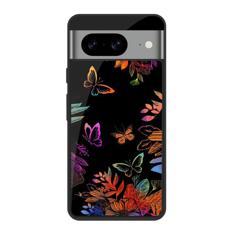 Rainbow Butterfly Glossy Case for Google Pixel 8