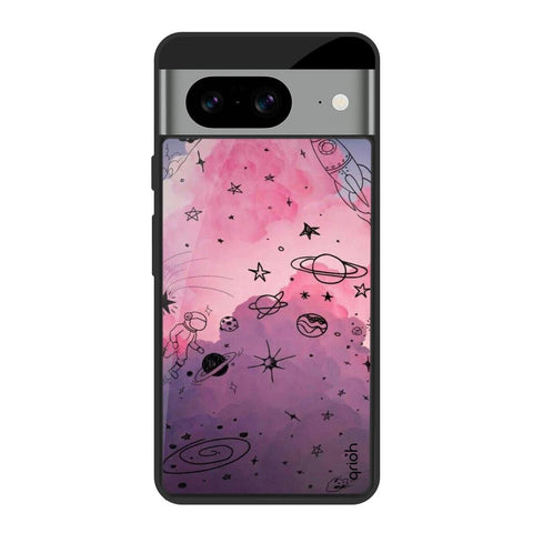 Space Doodles Glossy Case for Google Pixel 8