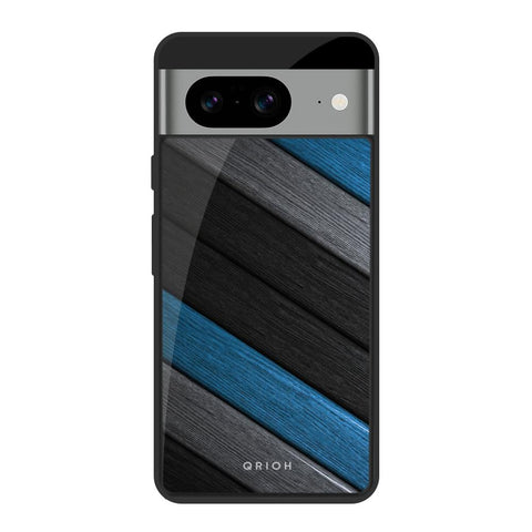 Multicolor Wooden Effect Glossy Case for Google Pixel 8