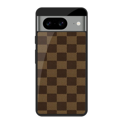 Brown Block Glossy Case for Google Pixel 8