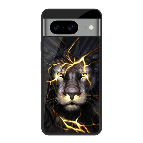 Golden Grey Lion Glossy Case for Google Pixel 8