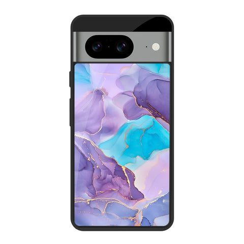 Alcohol ink Marble Glossy Case for Google Pixel 8