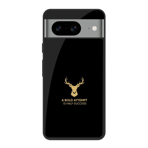 Black Gold Deer Glossy Case for Google Pixel 8