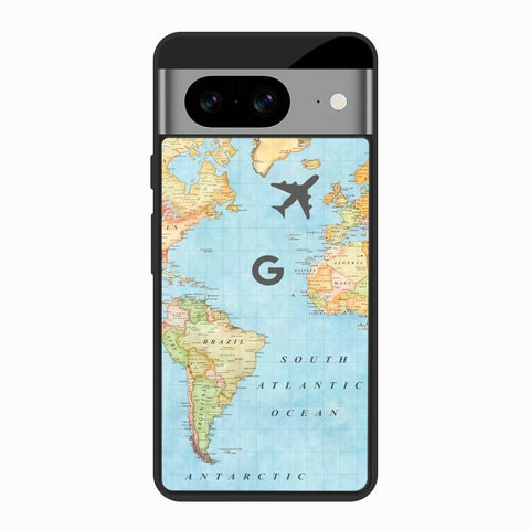 Fly Around The World Glossy Case for Google Pixel 8