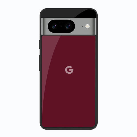 Classic Burgundy Glossy Case for Google Pixel 8