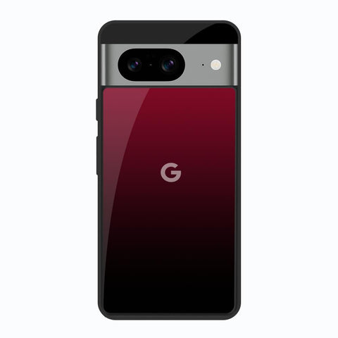 Wine Red Glossy Case For Google Pixel 8