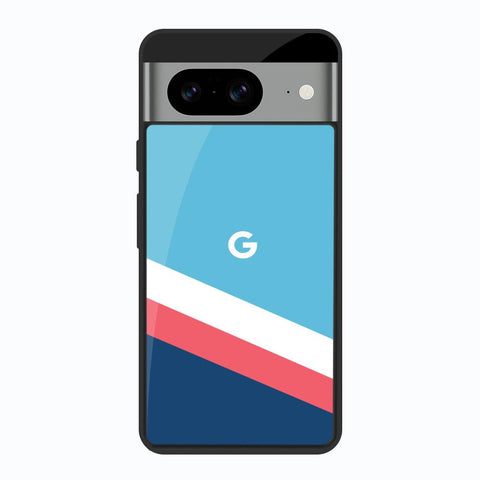 Pink & White Stripes Glossy Case For Google Pixel 8