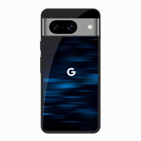 Blue Rough Abstract Glossy Case for Google Pixel 8