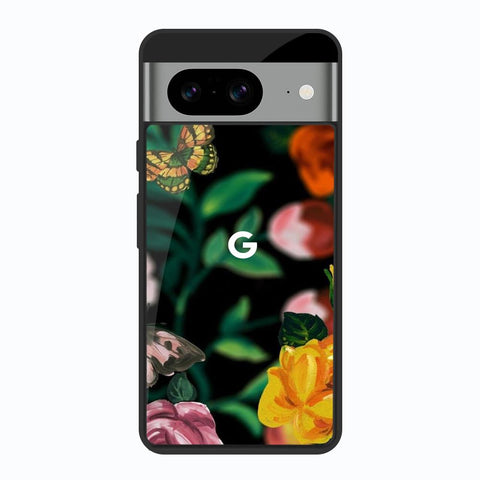 Flowers & Butterfly Glossy Case for Google Pixel 8