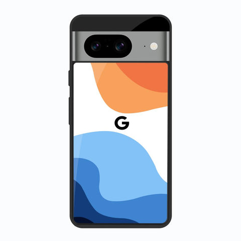 Wavy Color Pattern Glossy Case for Google Pixel 8