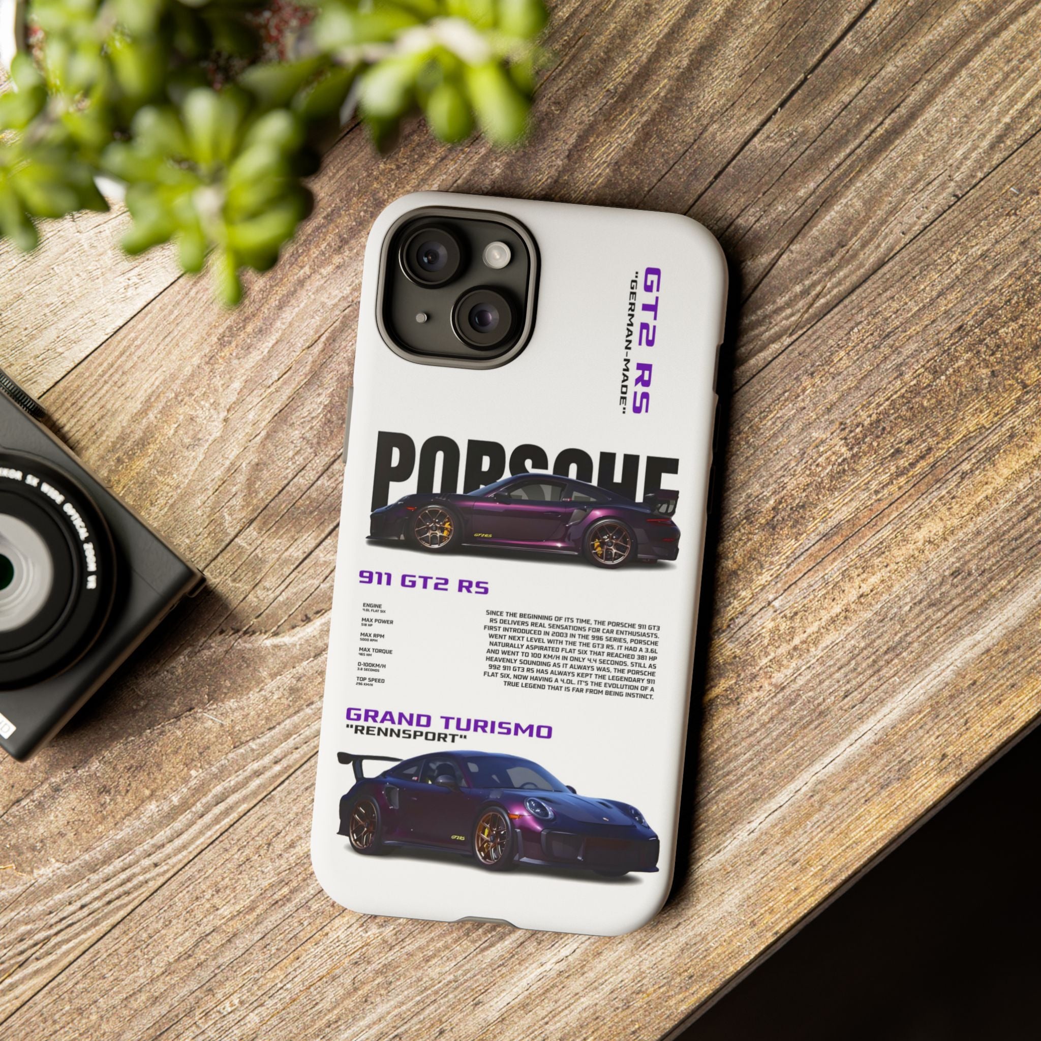 Violet Velocity Tough Case  Available For All iPhone Models