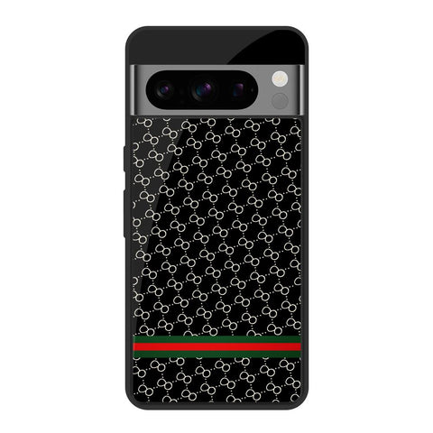 Branded Texture Glossy Case for Google Pixel 8 Pro