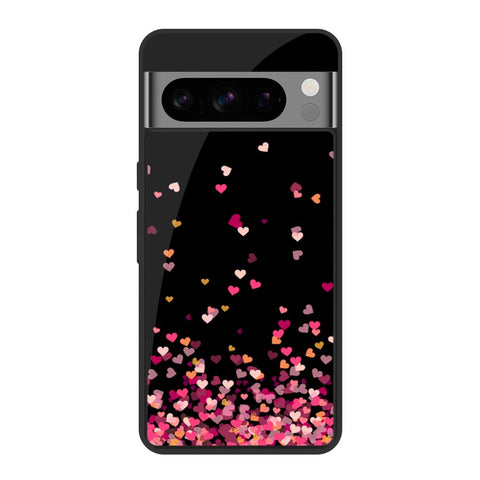 Heart Rain Fall Glossy Case for Google Pixel 8 Pro