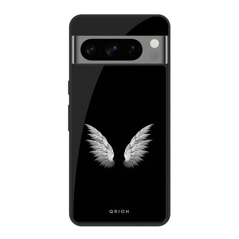White Angel Wings Glossy Case for Google Pixel 8 Pro