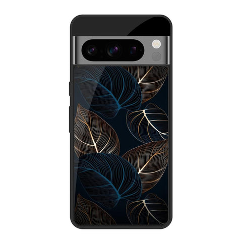 Blue Golden Leaves Glossy Case for Google Pixel 8 Pro
