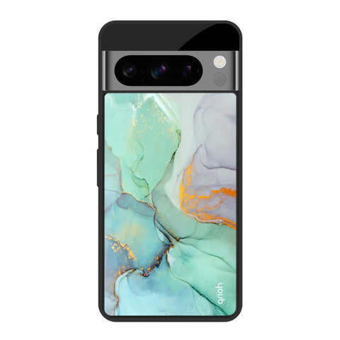 Green Marble Glossy Case for Google Pixel 8 Pro