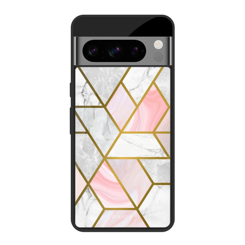 Geometrical Marble Glossy Case for Google Pixel 8 Pro