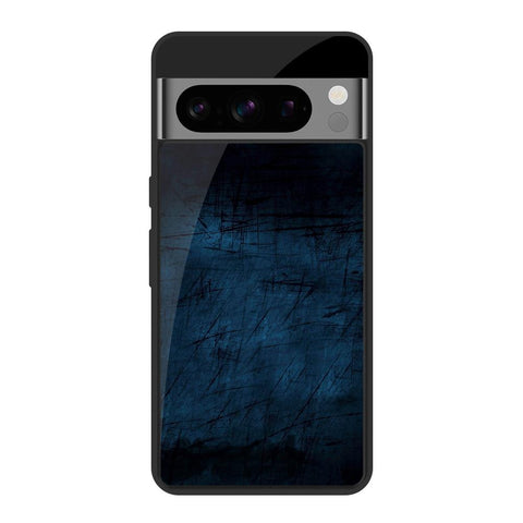 Dark Blue Grungy Glossy Case for Google Pixel 8 Pro