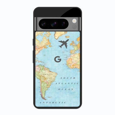 Fly Around The World Glossy Case for Google Pixel 8 Pro
