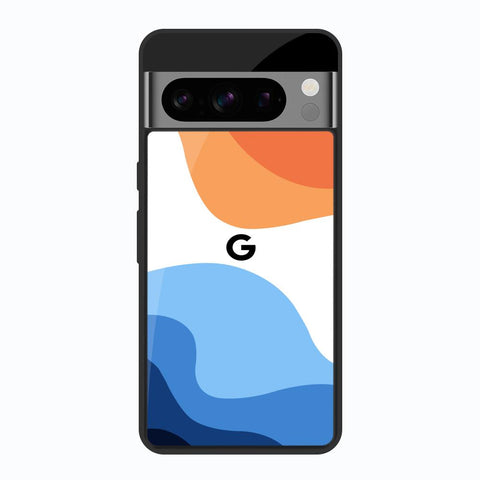 Wavy Color Pattern Glossy Case for Google Pixel 8 Pro