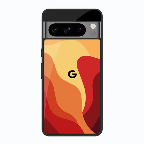 Magma Color Pattern Glossy Case for Google Pixel 8 Pro