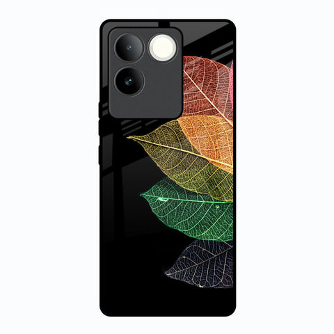 Colorful Leaves Glossy Case for Vivo T2 Pro 5G
