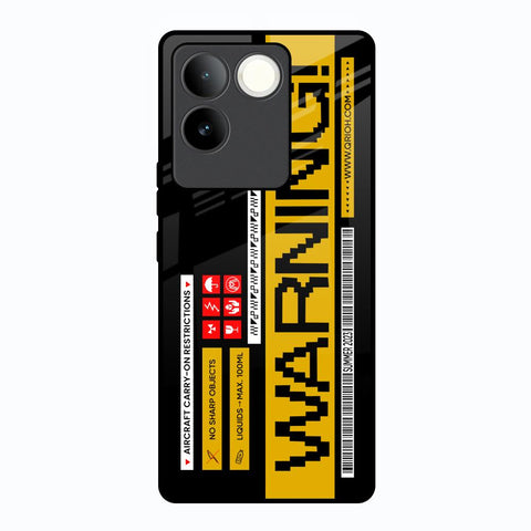 Aircraft Warning Glossy Case for Vivo T2 Pro 5G