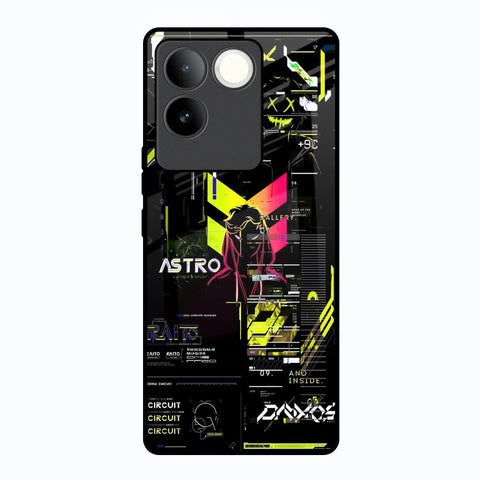 Astro Glitch Glossy Case for Vivo T2 Pro 5G